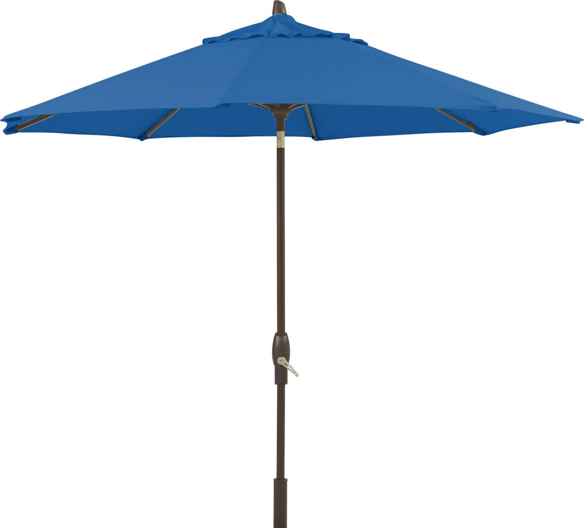 Seaport 9' Octagon Cobalt Outdoor Umbrella - Thumbnail - Image 1