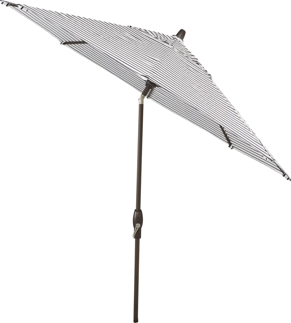 Seaport 9' Octagon Indigo Outdoor Umbrella with Drumlin Vega Light - Thumbnail - Image 2