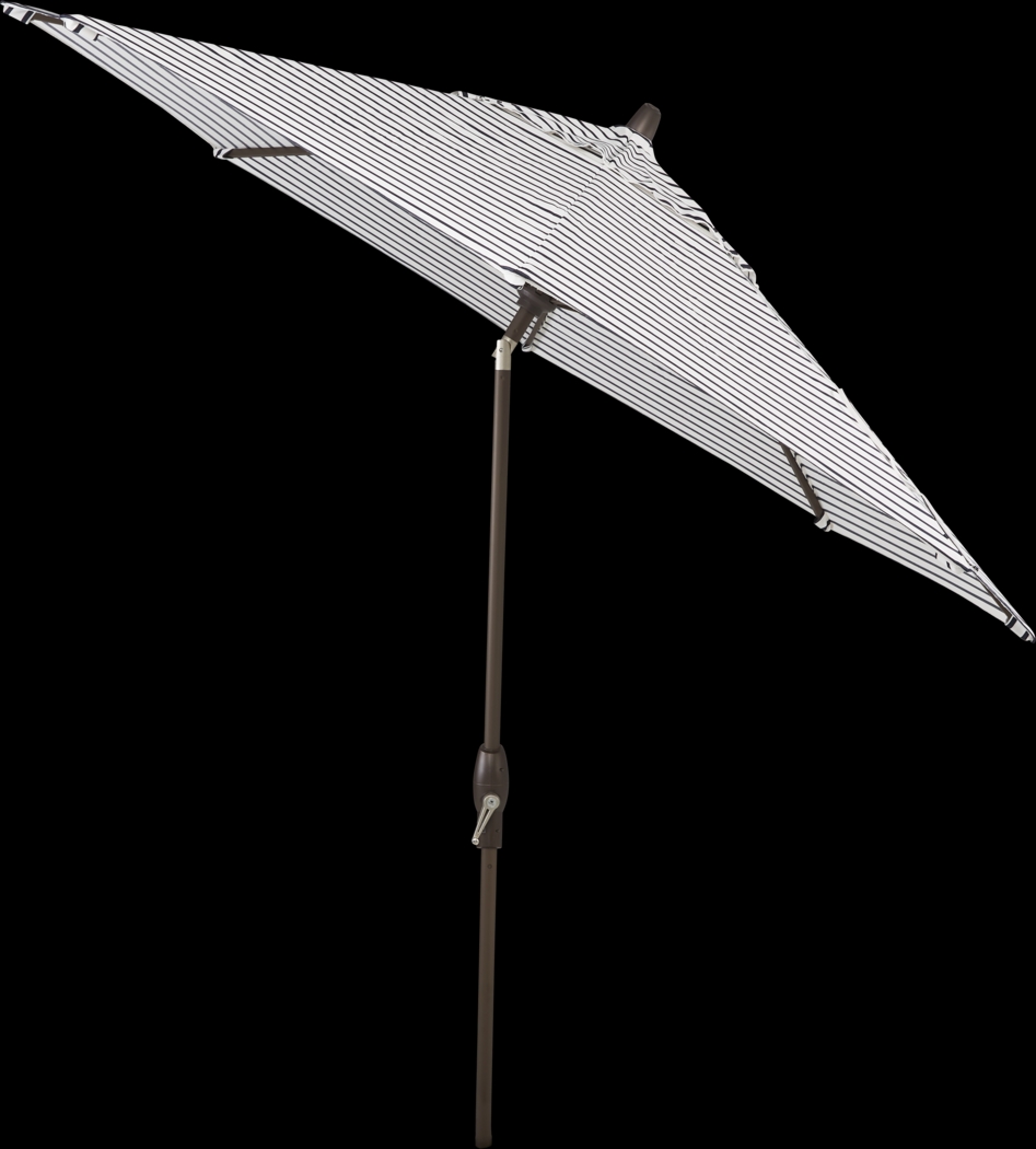 Seaport 9' Octagon Indigo Outdoor Umbrella - Thumbnail - Image 2