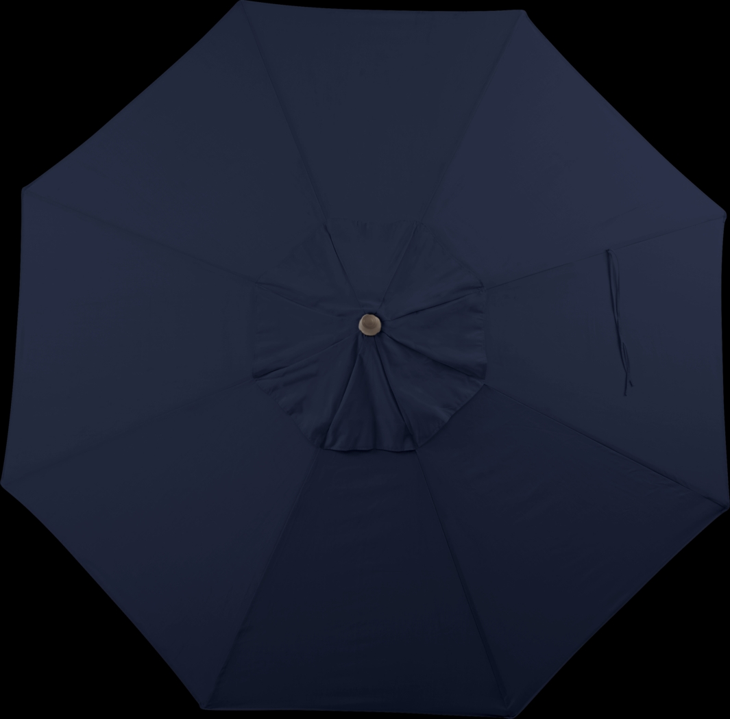 Seaport 9' Octagon Navy Outdoor Umbrella - Thumbnail - Image 3