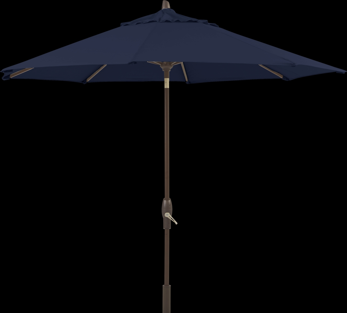 Seaport 9' Octagon Navy Outdoor Umbrella - Thumbnail - Image 1