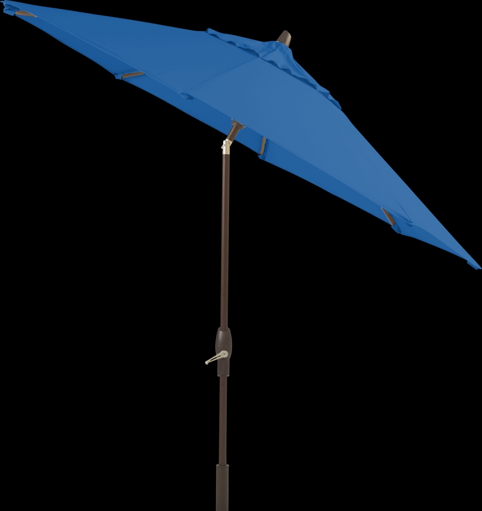 Seaport 9' Octagon Pacific Blue Outdoor Umbrella - Thumbnail - Image 2