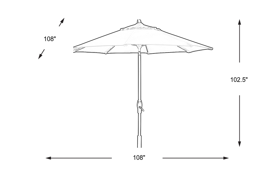 Dimension Image. Please refer to the Dimension Tab on this page for dimension details.