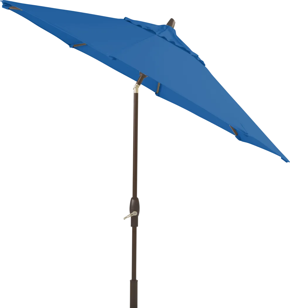 Seaport 9' Octagon Pacific Blue Outdoor Umbrella - Thumbnail - Image 2