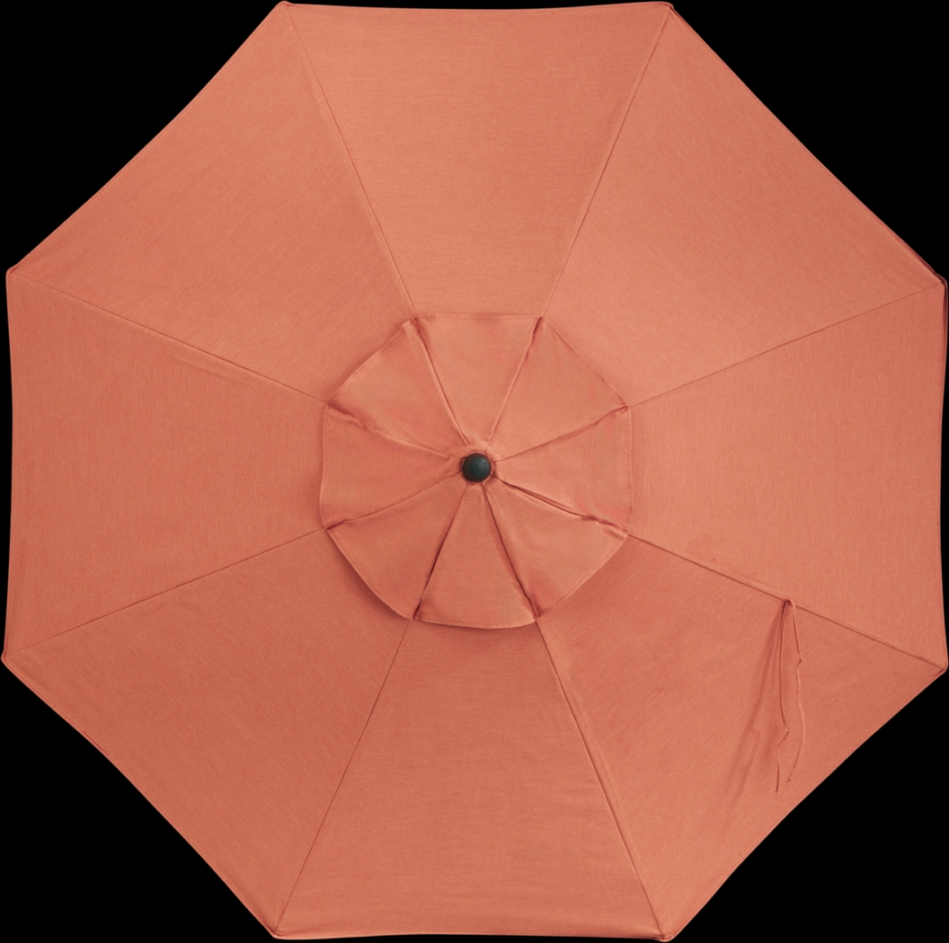 Seaport 9' Octagon Persimmon Outdoor Umbrella - Thumbnail - Image 2