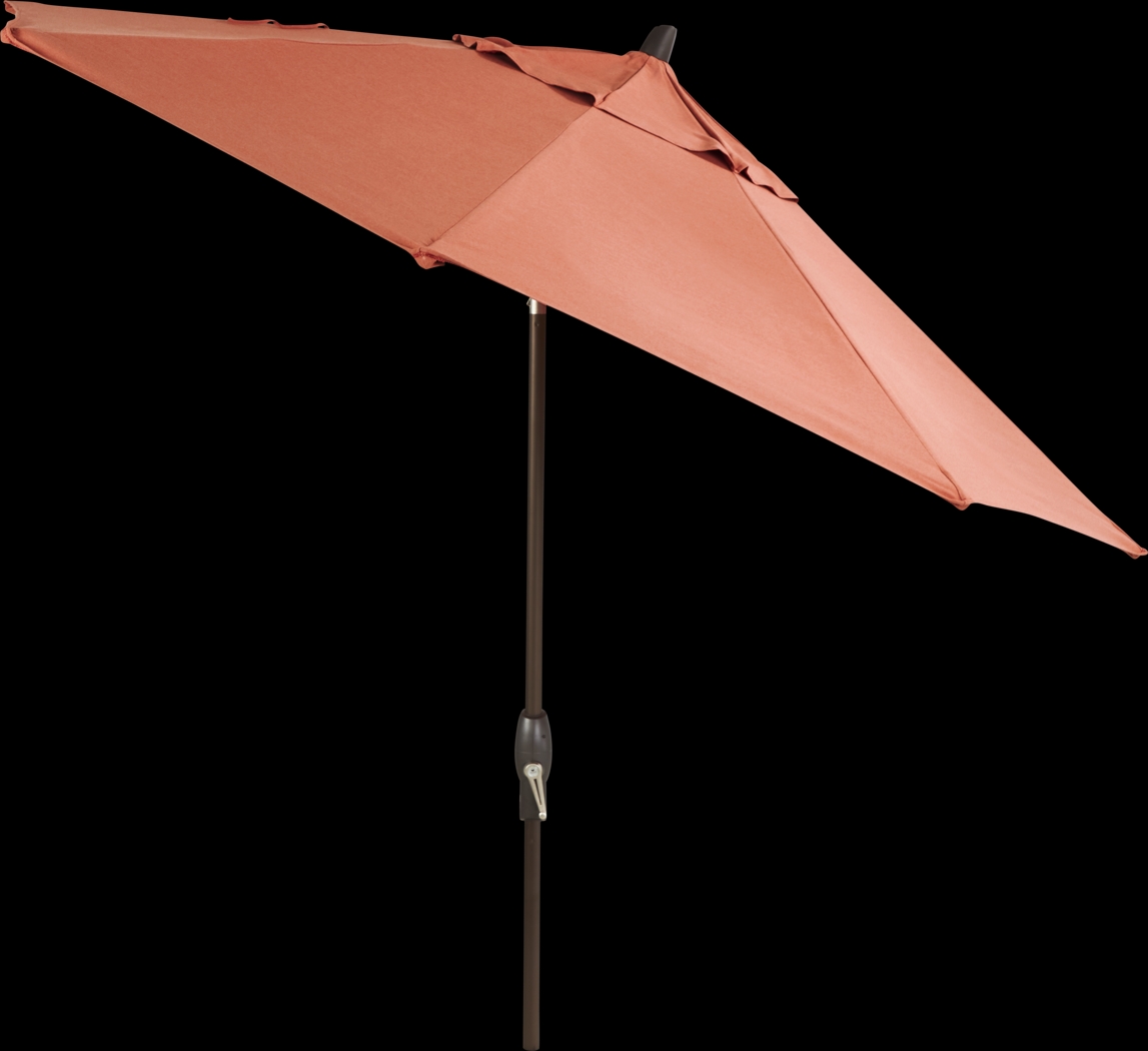 Seaport 9' Octagon Persimmon Outdoor Umbrella - Thumbnail - Image 4