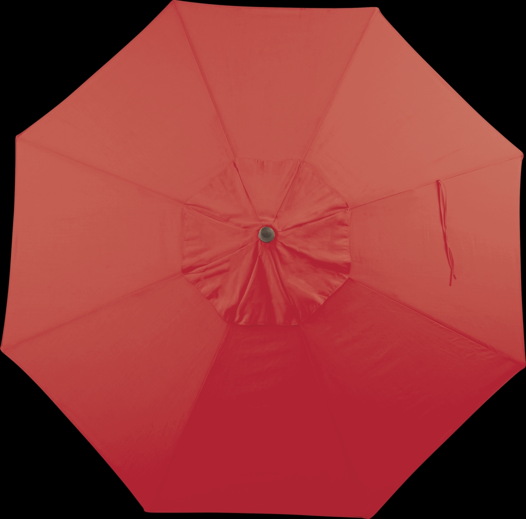 Seaport 9' Octagon Orange Outdoor Umbrella - Thumbnail - Image 3