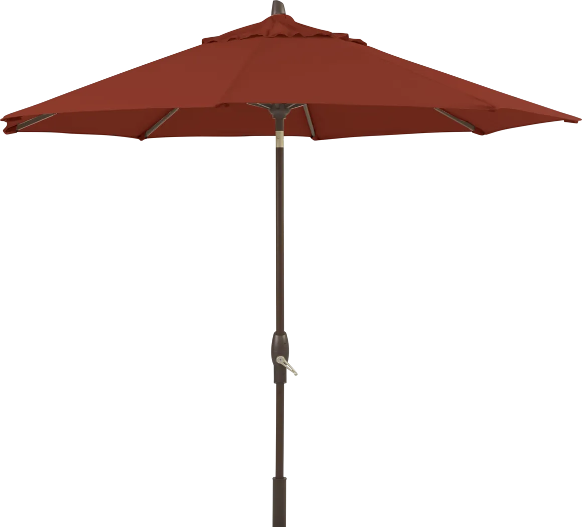 Seaport 9' Octagon Terracotta Outdoor Umbrella - Thumbnail - Image 1