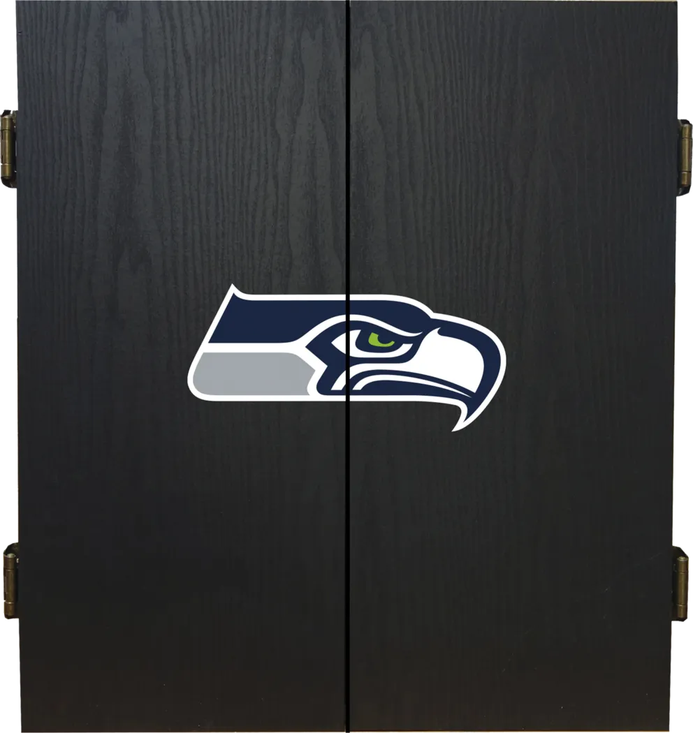 Seattle Seahawks Black Dartboard Set - Image 4