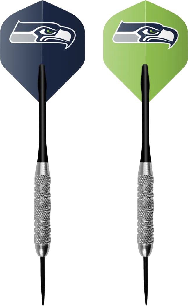 Seattle Seahawks Black Dartboard Set - Image 7