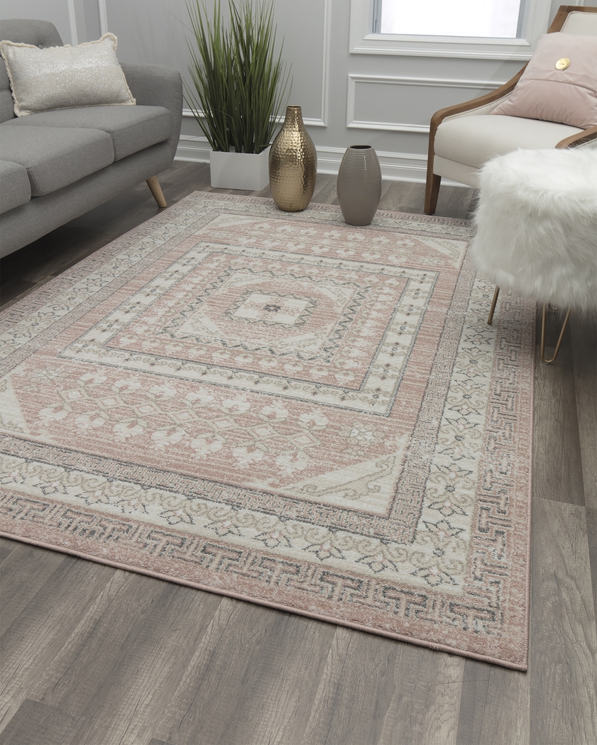 Sebald Pink 5' x 7' Rug - Thumbnail - Image 2