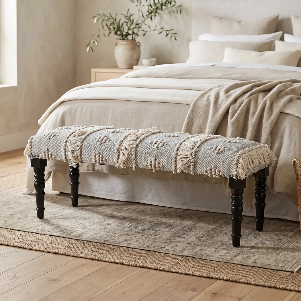 Sebaso Gray/Cream Bench - Image 7