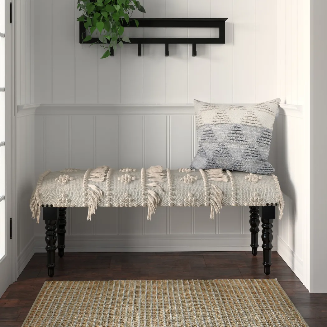 Sebaso Gray/Cream Bench - Image 8