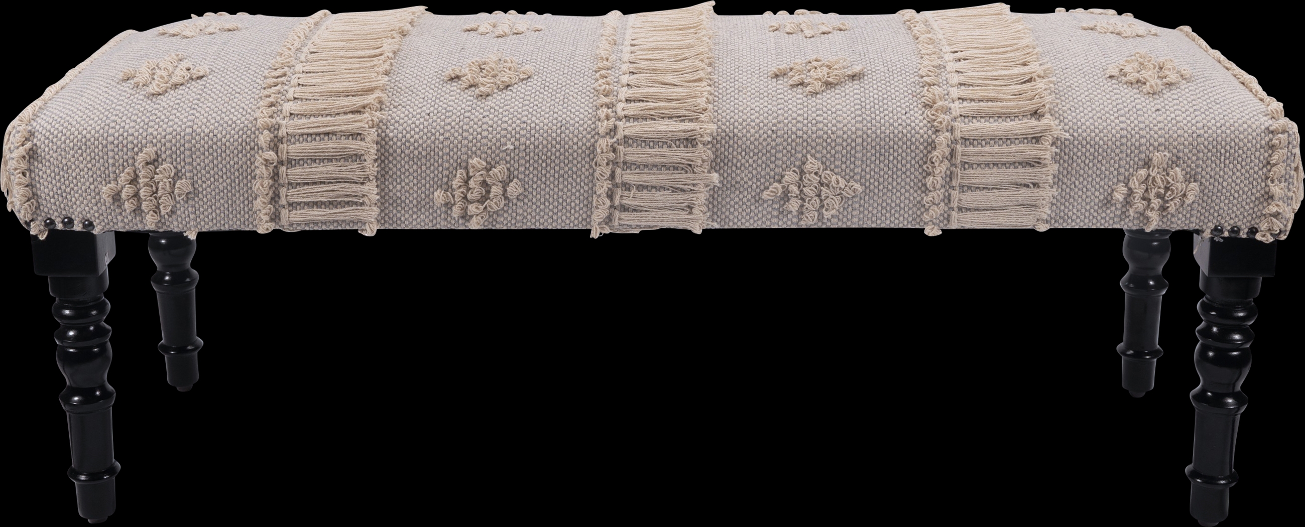 Sebaso Gray/Cream Bench - Thumbnail - Image 1