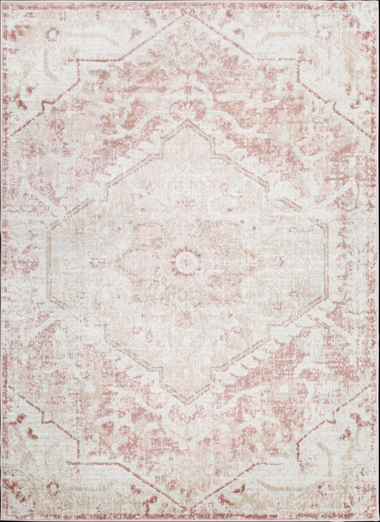 Sebrell Pink 5'2 x 7' Rug - Thumbnail - Image 1