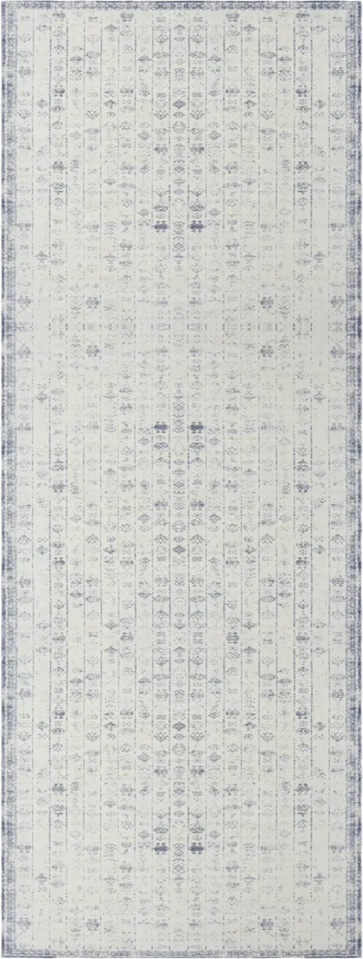 Secka Blue 2' x 5' Runner Rug - Thumbnail - Image 1