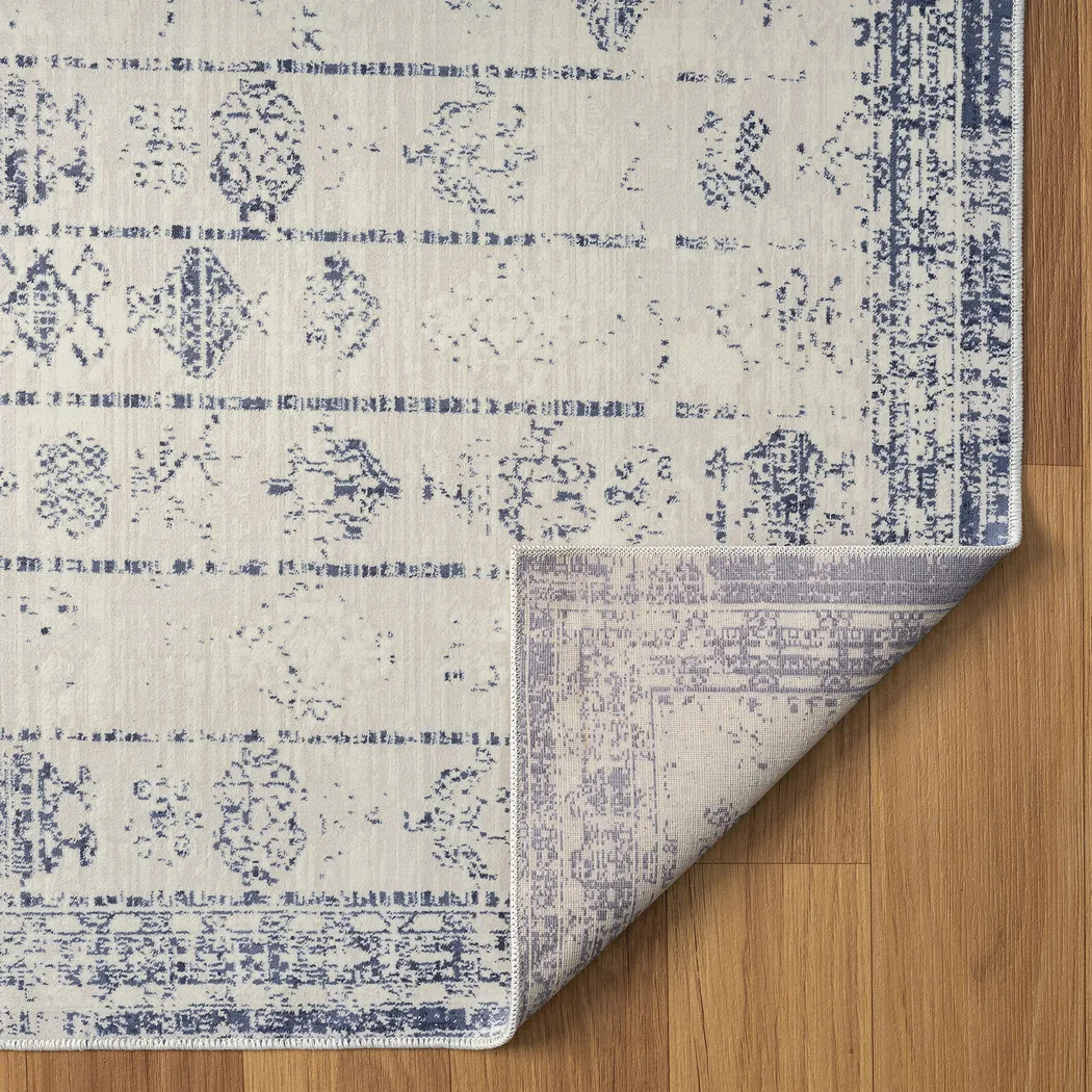Secka Blue 5'3 x 7' Rug - Thumbnail - Image 8