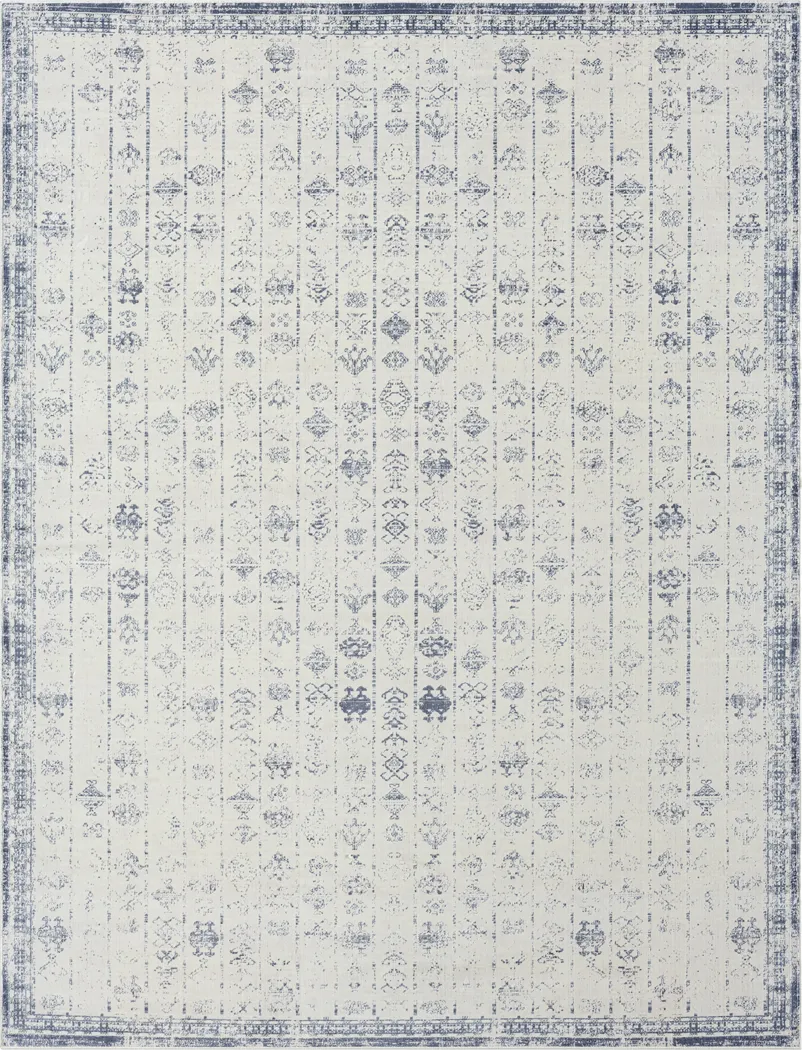 Secka Blue 5'3 x 7' Rug - Thumbnail - Image 1