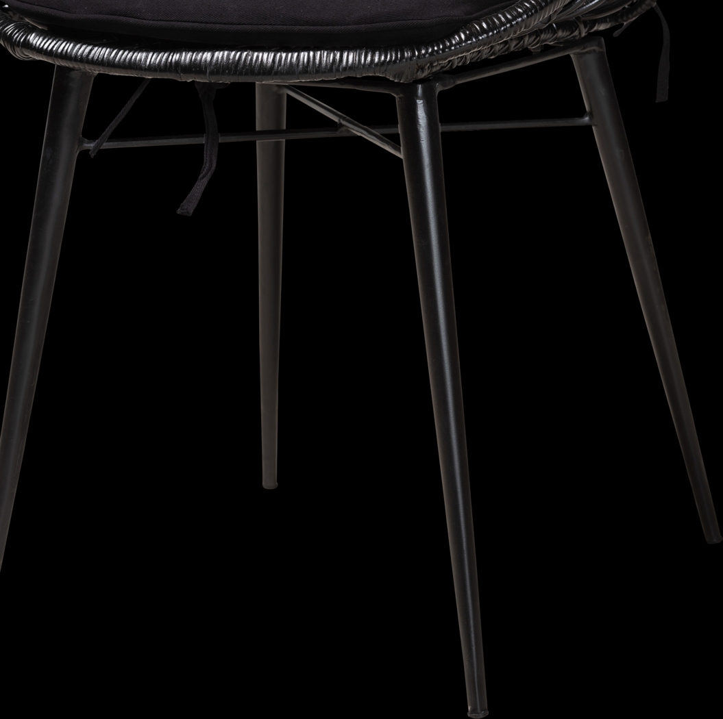 Seconset Black Dining Chair, Set of 2 - Thumbnail - Image 6