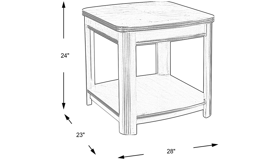 Dimension Image. Please refer to the Dimension Tab on this page for dimension details.