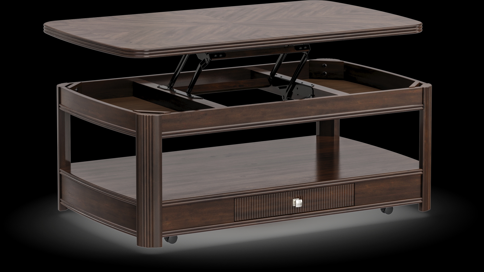 Orsini Beige Leather 8 Pc Dual Power Reclining Living Room - Thumbnail - Image 15