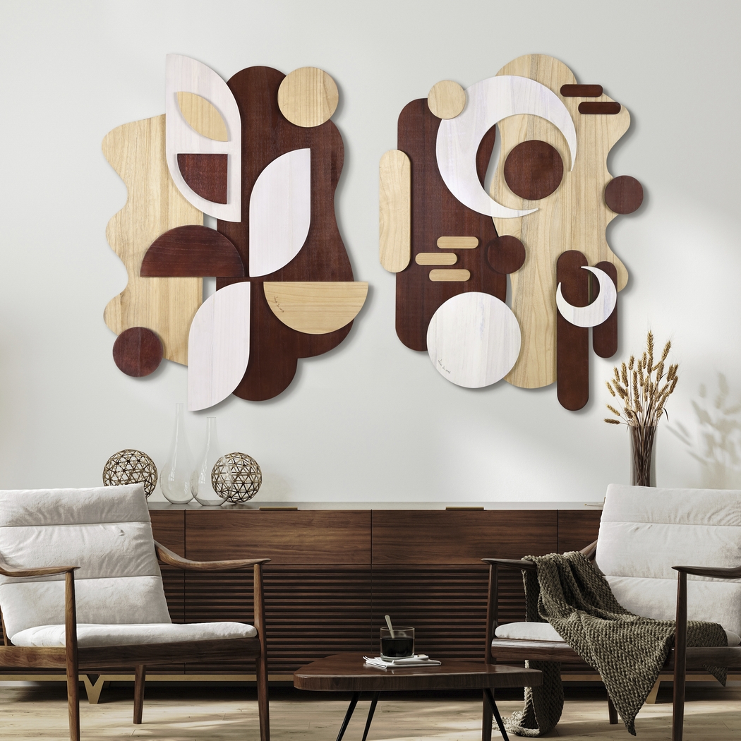 Sedillo Brown Wall Decor, Set of 2 - Thumbnail - Image 2