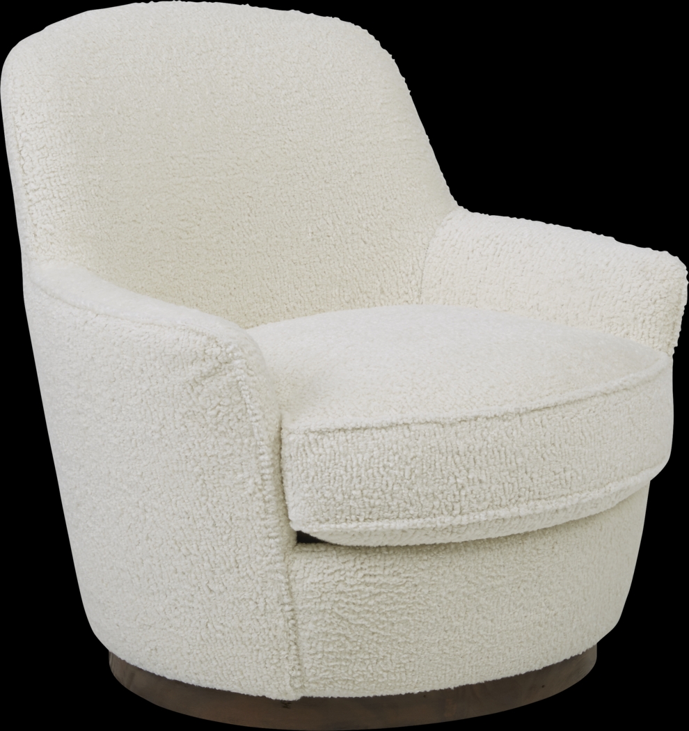 Sedona Ridge White Swivel Chair - Thumbnail - Image 1