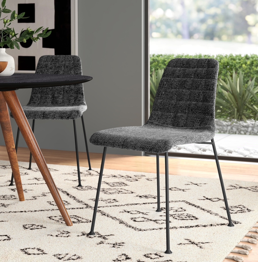 Seeaire Black Side Chair - Thumbnail - Image 2