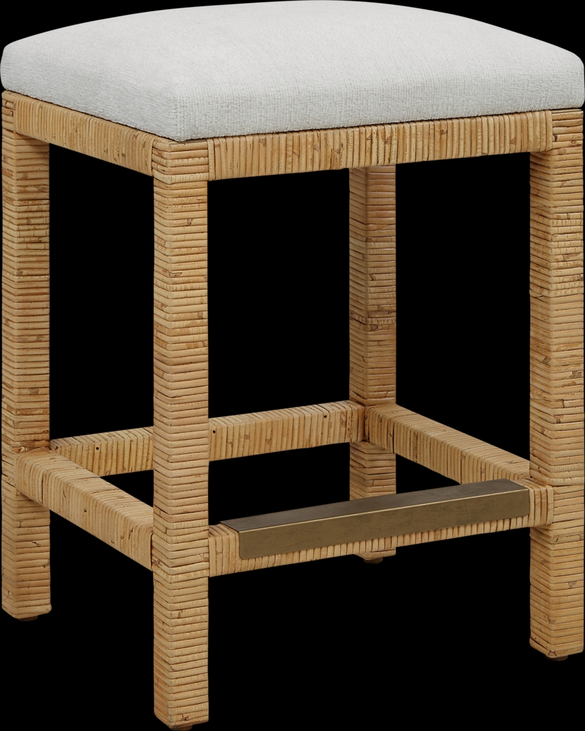 Seeneh Natural Counter Stool - Thumbnail - Image 3