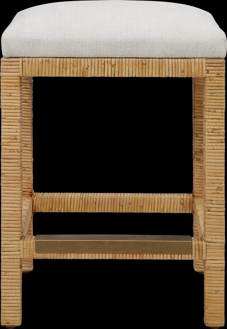 Seeneh Natural Counter Stool - Thumbnail - Image 1