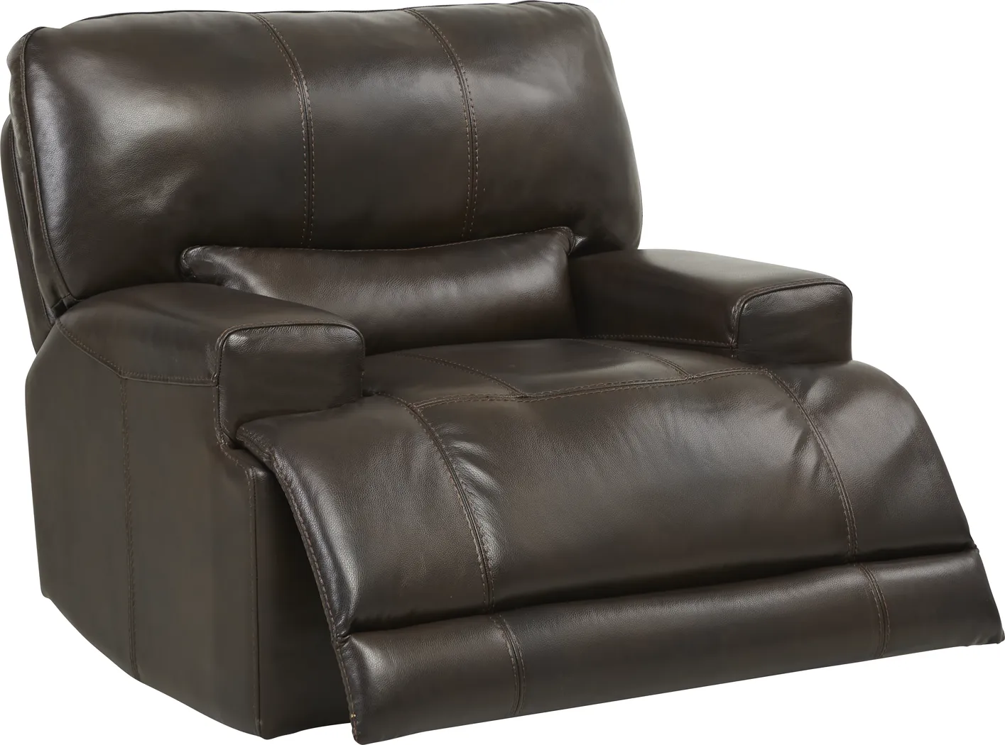 Sefara Chocolate Leather 8 Pc Power Reclining Living Room - Thumbnail - Image 7