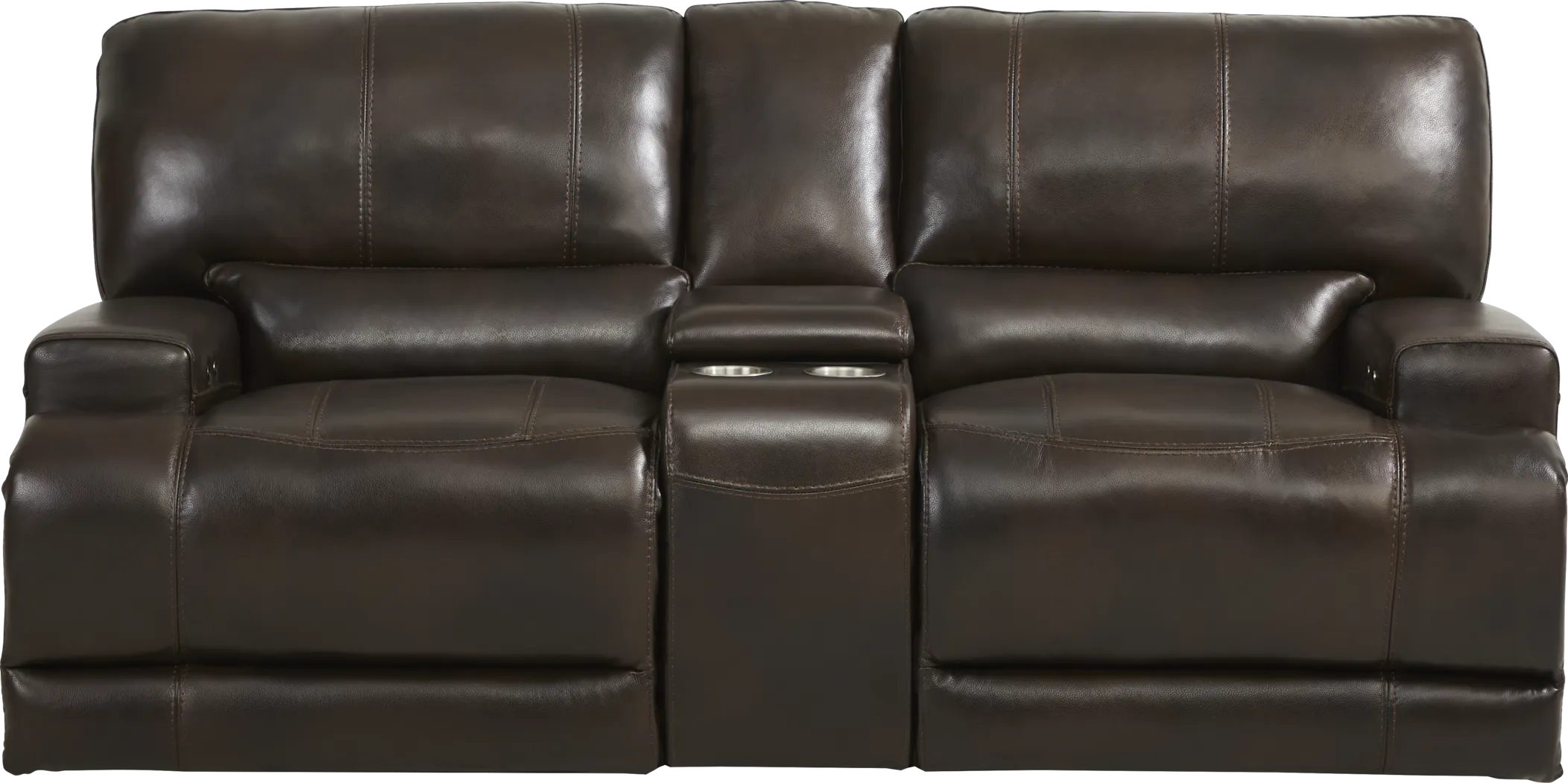 Sefara Chocolate Leather 8 Pc Power Reclining Living Room - Thumbnail - Image 5