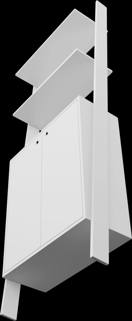 Sefton White Bookcase - Thumbnail - Image 5