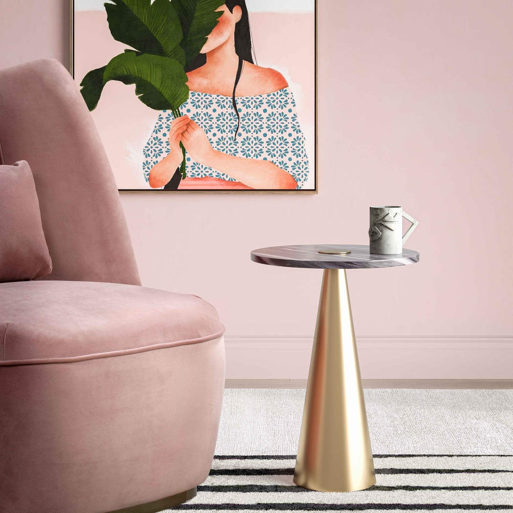 Segur Gray Accent Table - Thumbnail - Image 5