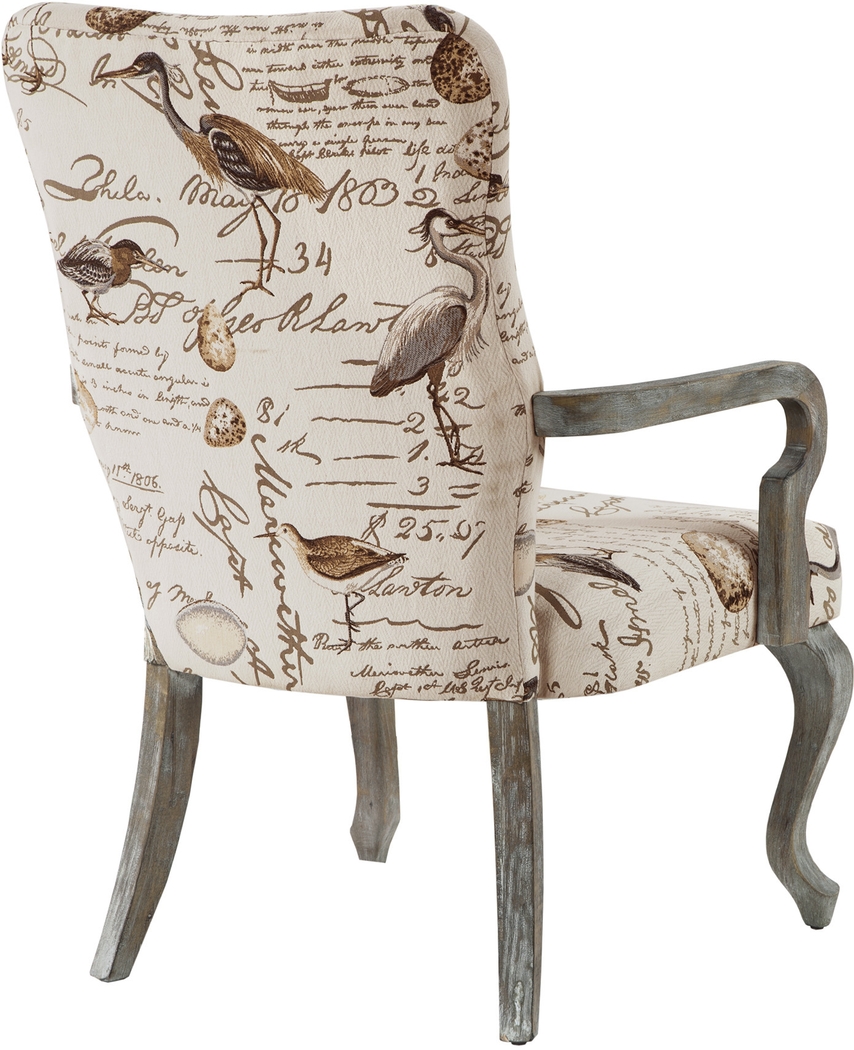Seigel Ivory Accent Chair - Thumbnail - Image 2