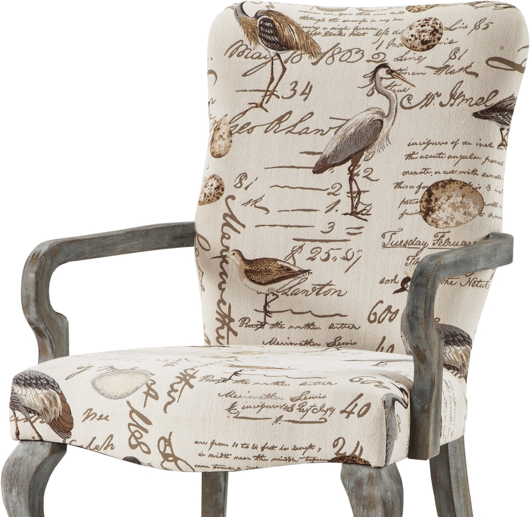 Seigel Ivory Accent Chair - Thumbnail - Image 3