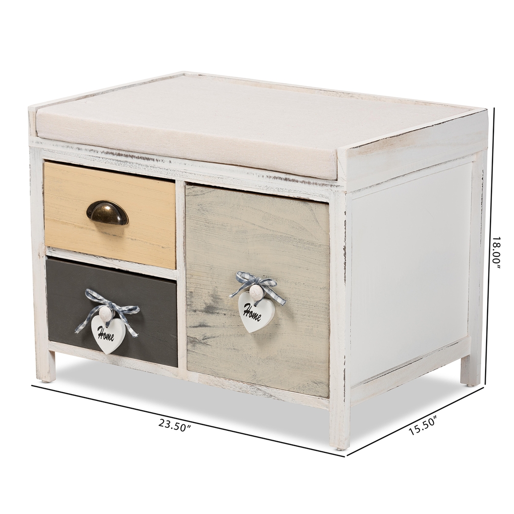 Seigle Beige Storage Bench - Thumbnail - Image 10