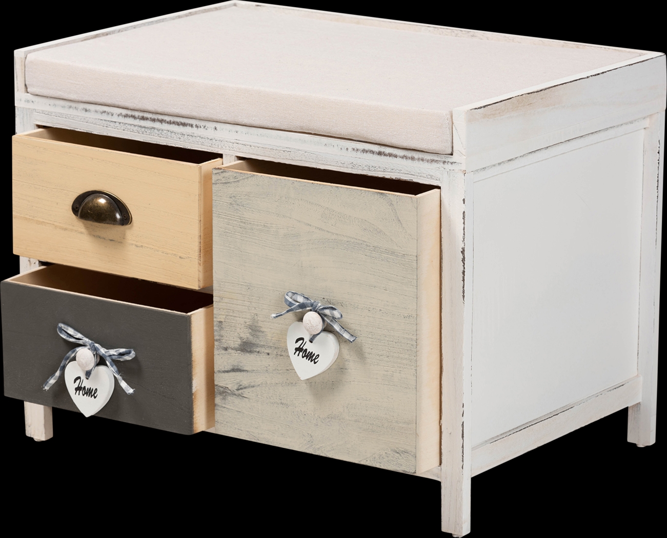 Seigle Beige Storage Bench - Thumbnail - Image 3