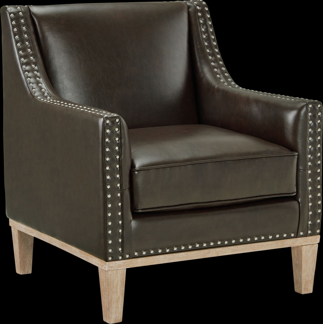Seiner I Brown Accent Chair - Thumbnail - Image 1
