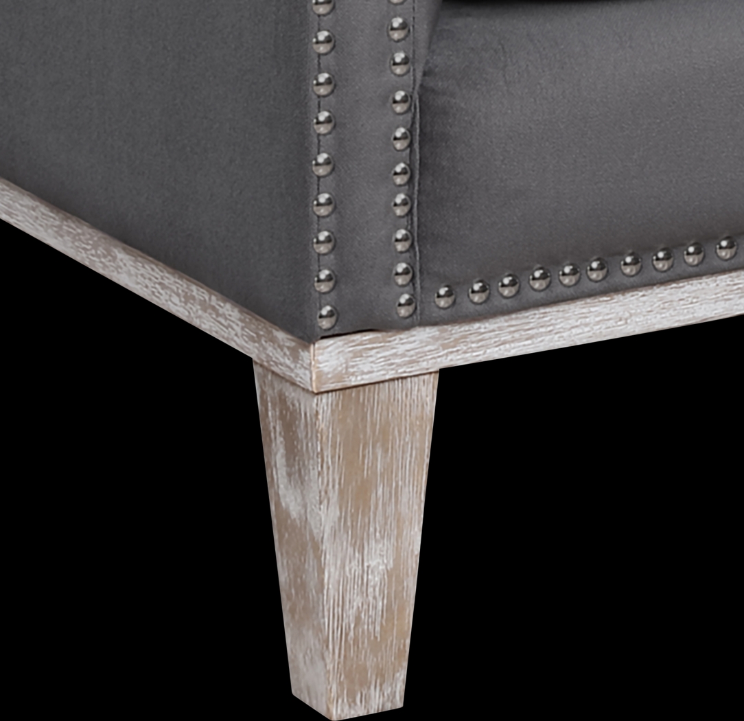 Seiner II Charcoal Accent Chair - Thumbnail - Image 4