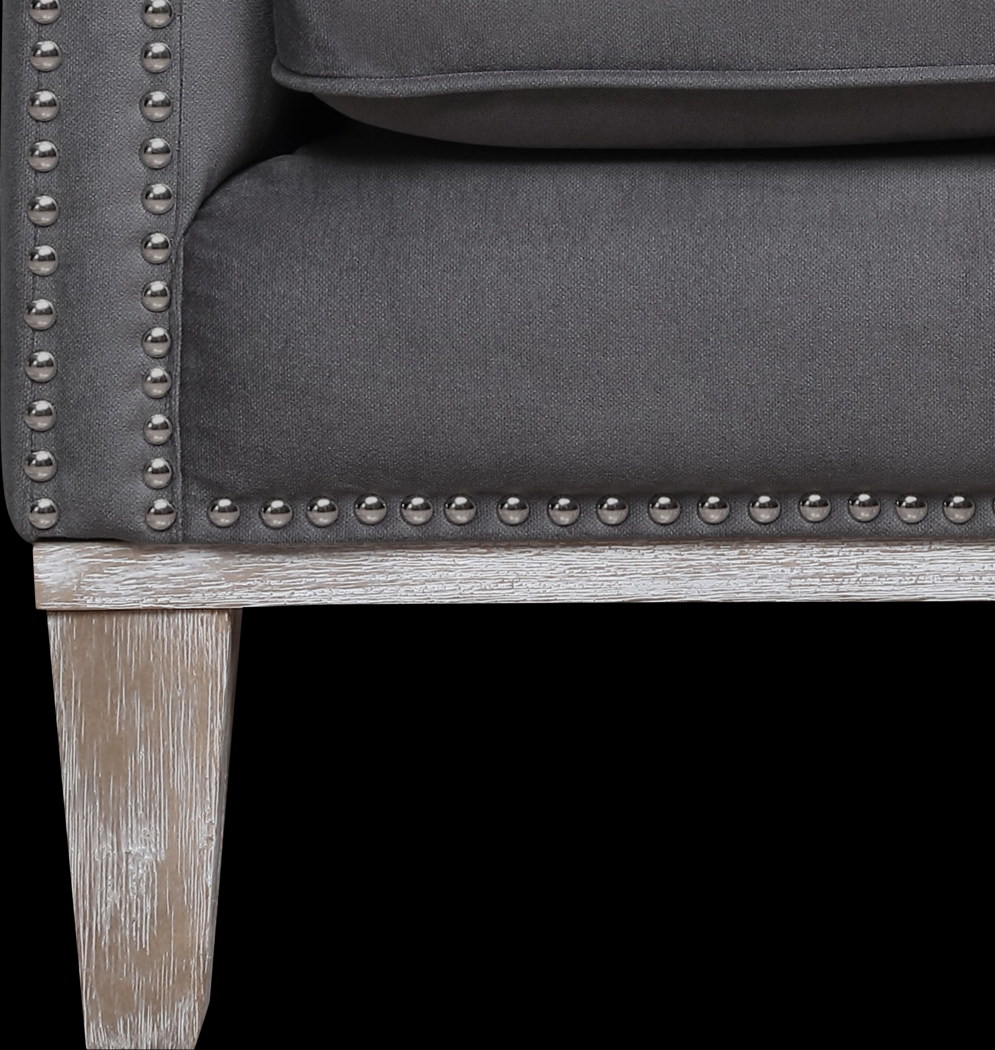 Seiner II Charcoal Accent Chair - Thumbnail - Image 5