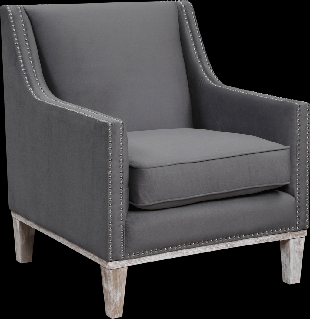 Seiner II Charcoal Accent Chair - Thumbnail - Image 1