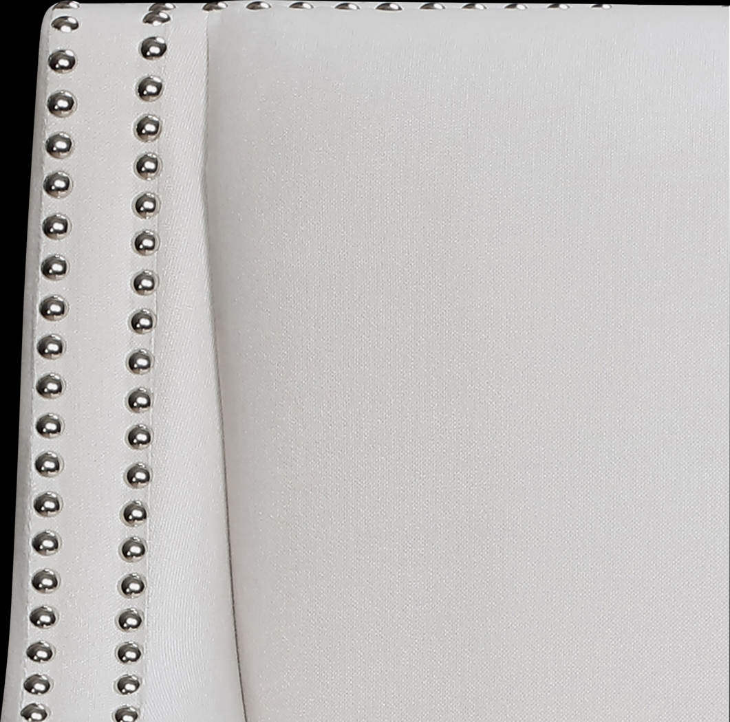 Seiner II White Accent Chair - Thumbnail - Image 4