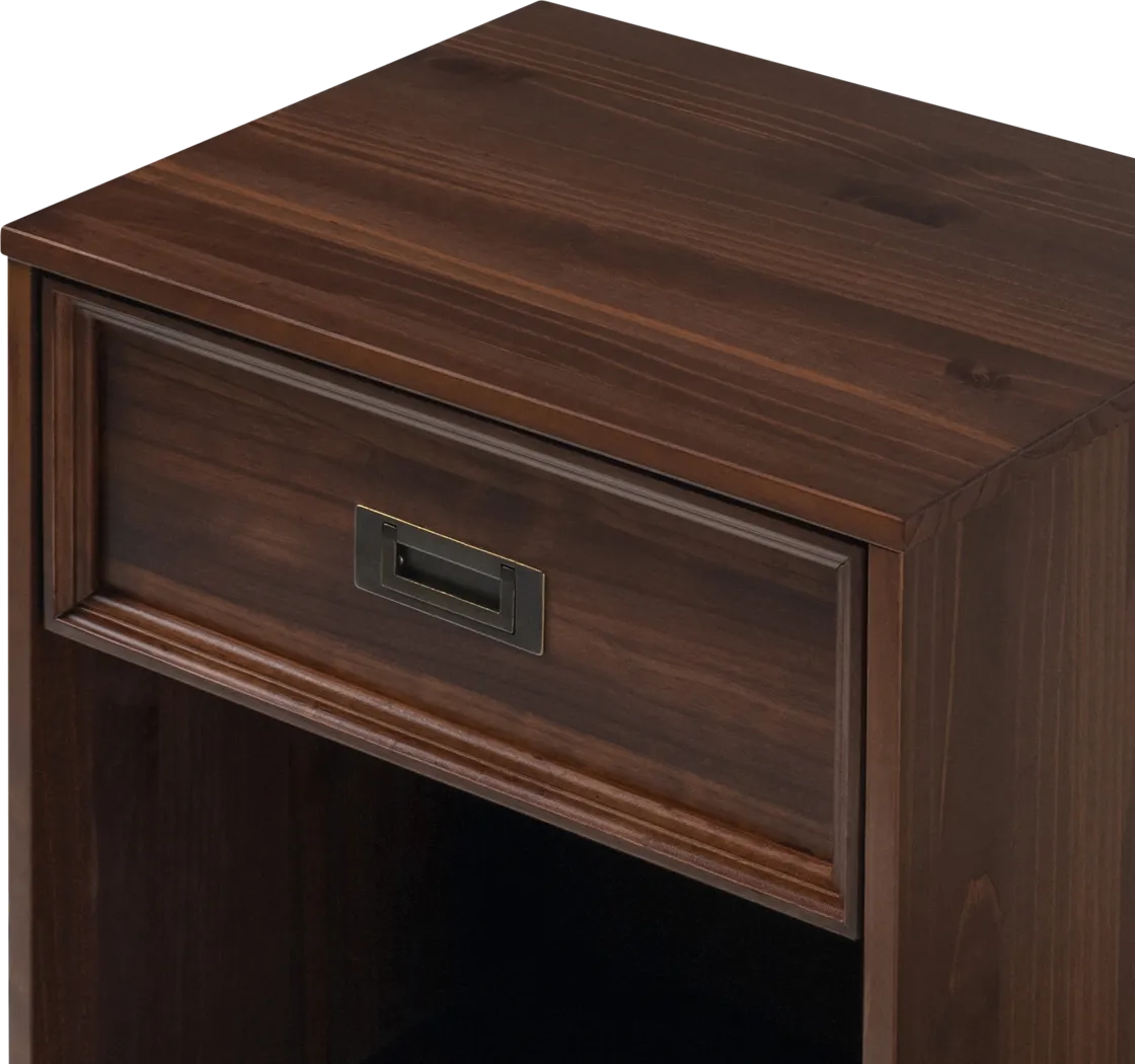 Seinfield Walnut Nightstand - Thumbnail - Image 5