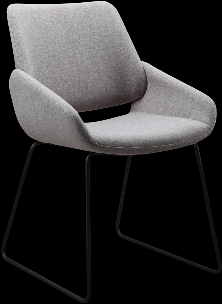 Seipp Light Gray Arm Chair - Thumbnail - Image 1