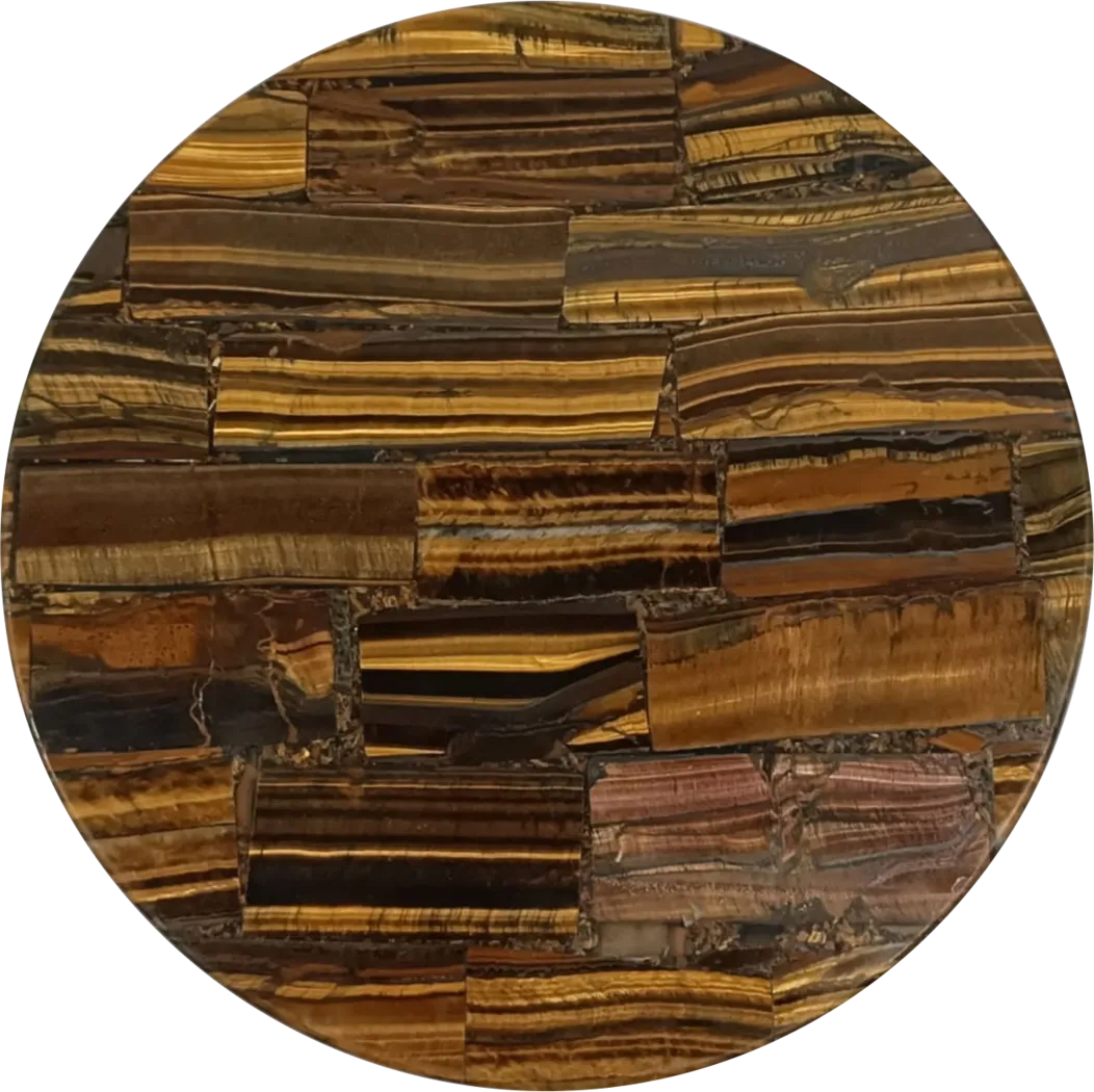 Seleis Brown/Gold Accent Table - Thumbnail - Image 4