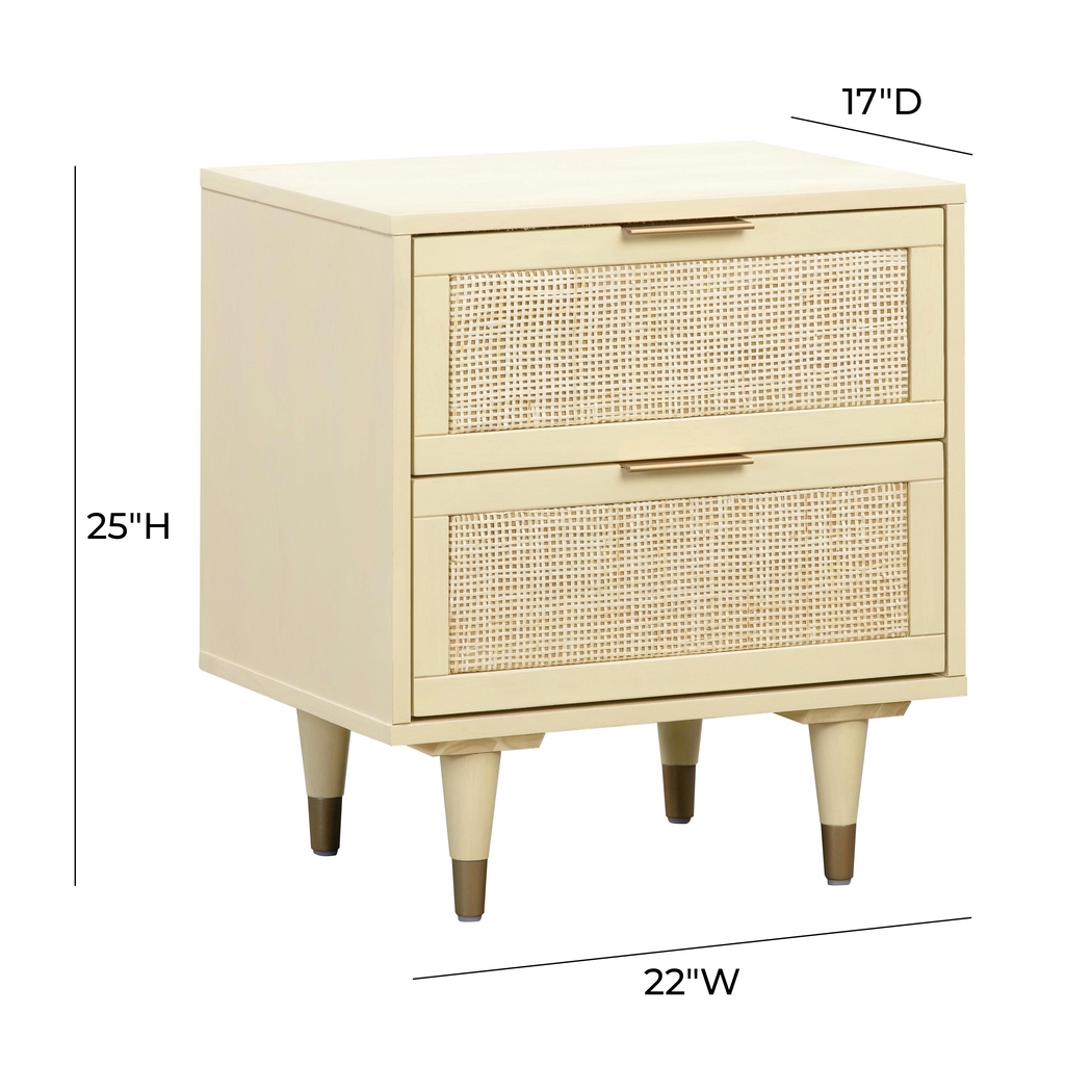 Selera Beige Nightstand - Thumbnail - Image 7