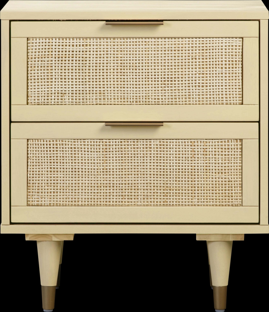 Selera Beige Nightstand - Thumbnail - Image 1