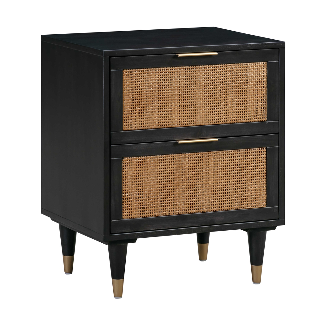 Selera Black Nightstand - Thumbnail - Image 2
