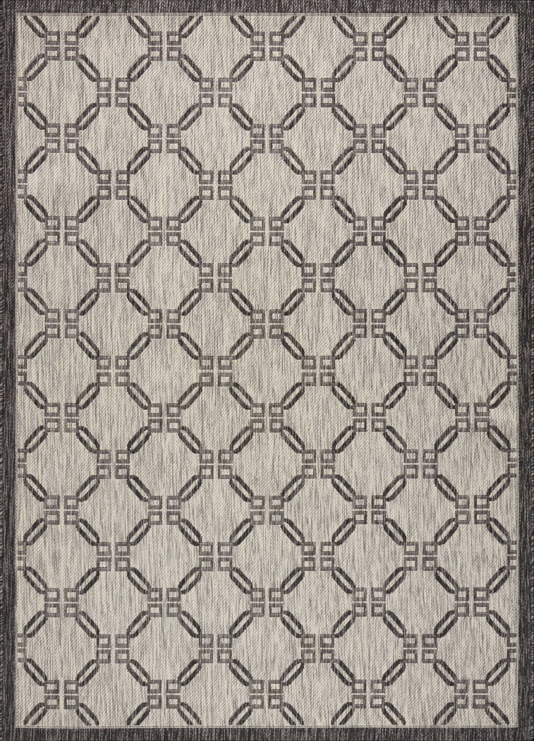 Selia Ivory 5' x 7' Indoor/Outdoor Rug - Thumbnail - Image 1